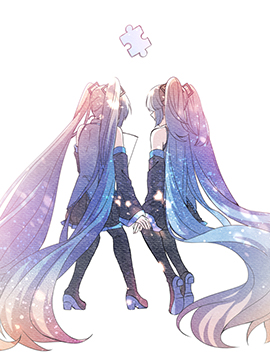 初音未来与初音未来的故事海报