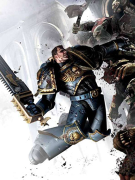 The Art Of Warhammer 40000 Space Marine海报